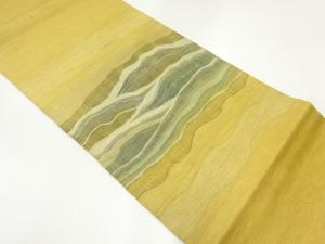 遠山模様織出し袋帯